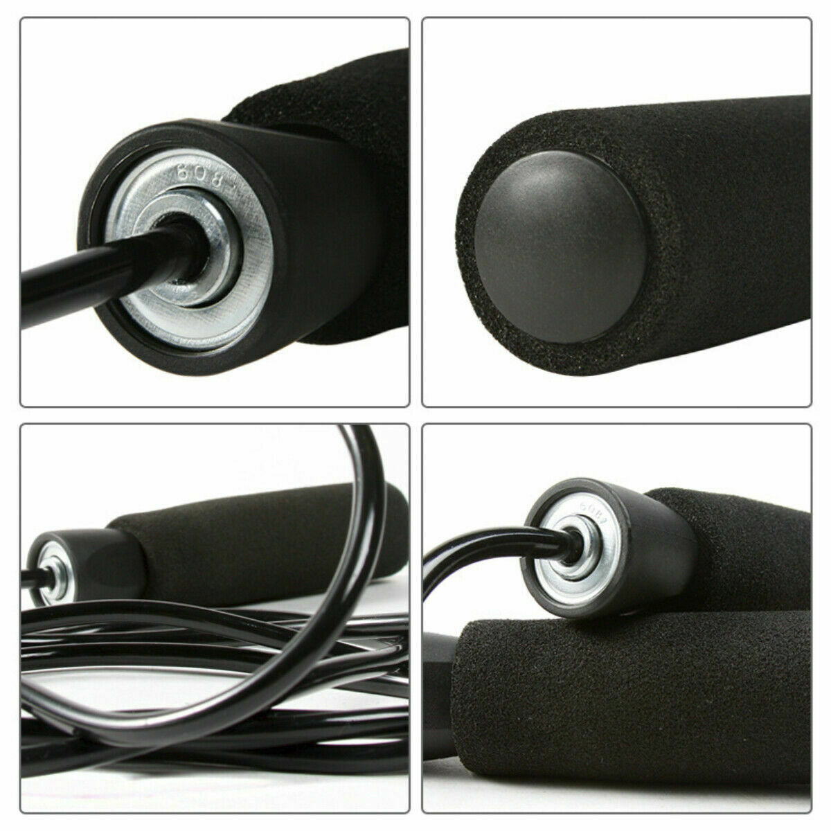 Adjustable Bearing Jump Rope: Gym Aerobic Fitness Equipment