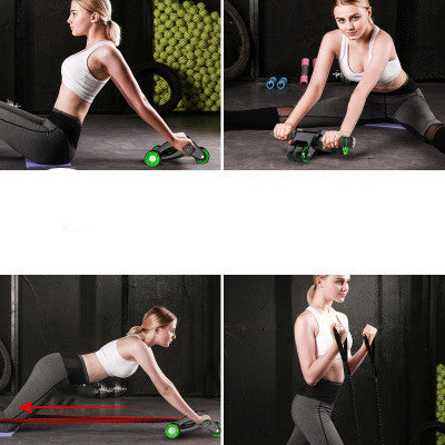 Foldable Ab Wheel: Home Fitness Abdominal Roller