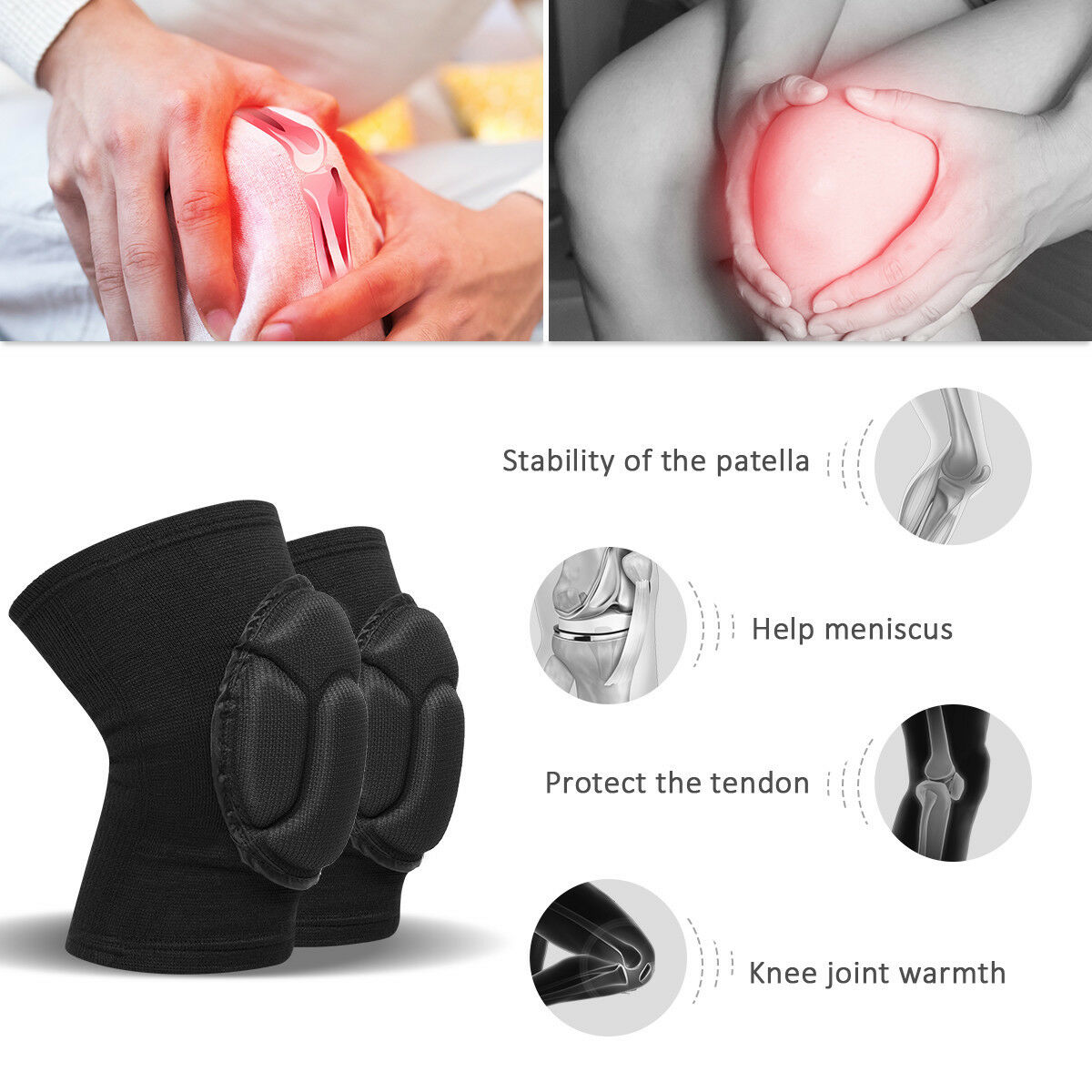 Sport & Work Knee Pads - Professional Leg Protectors