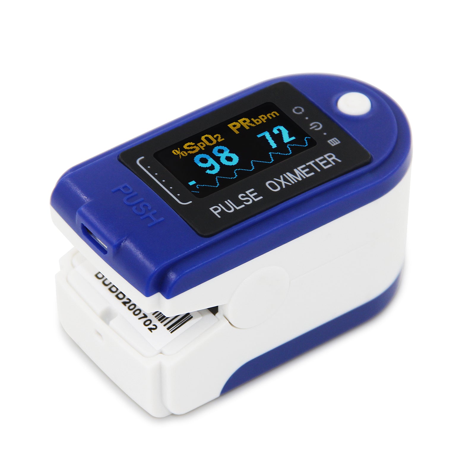 Portable O2 Monitor: Fingertip Pulse Oximeter for SPO2 & Heart Rate