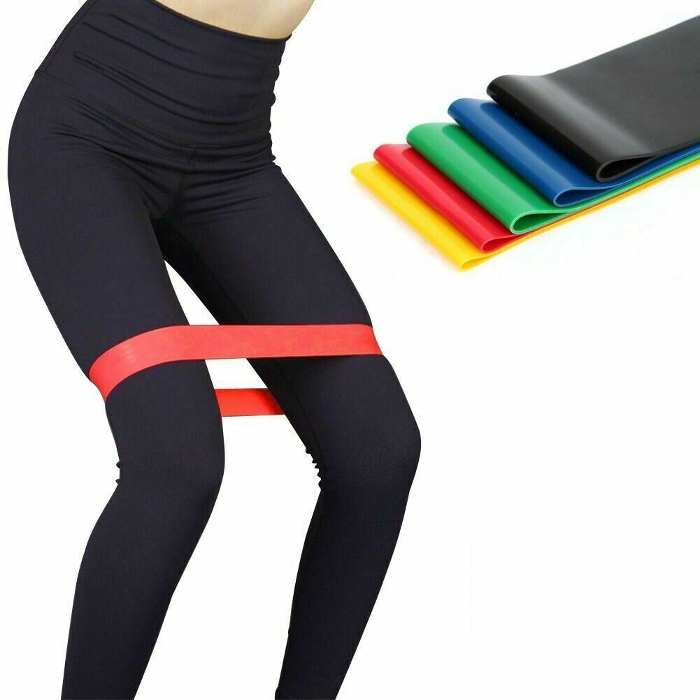 5-Piece Resistance Bands Loop Set: Fitness & Workout Essentials