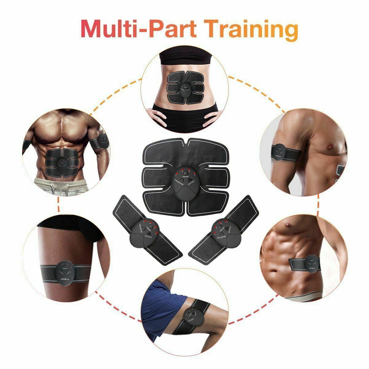 Abs Toning Belt: Electric Muscle Toner & Fat Burner